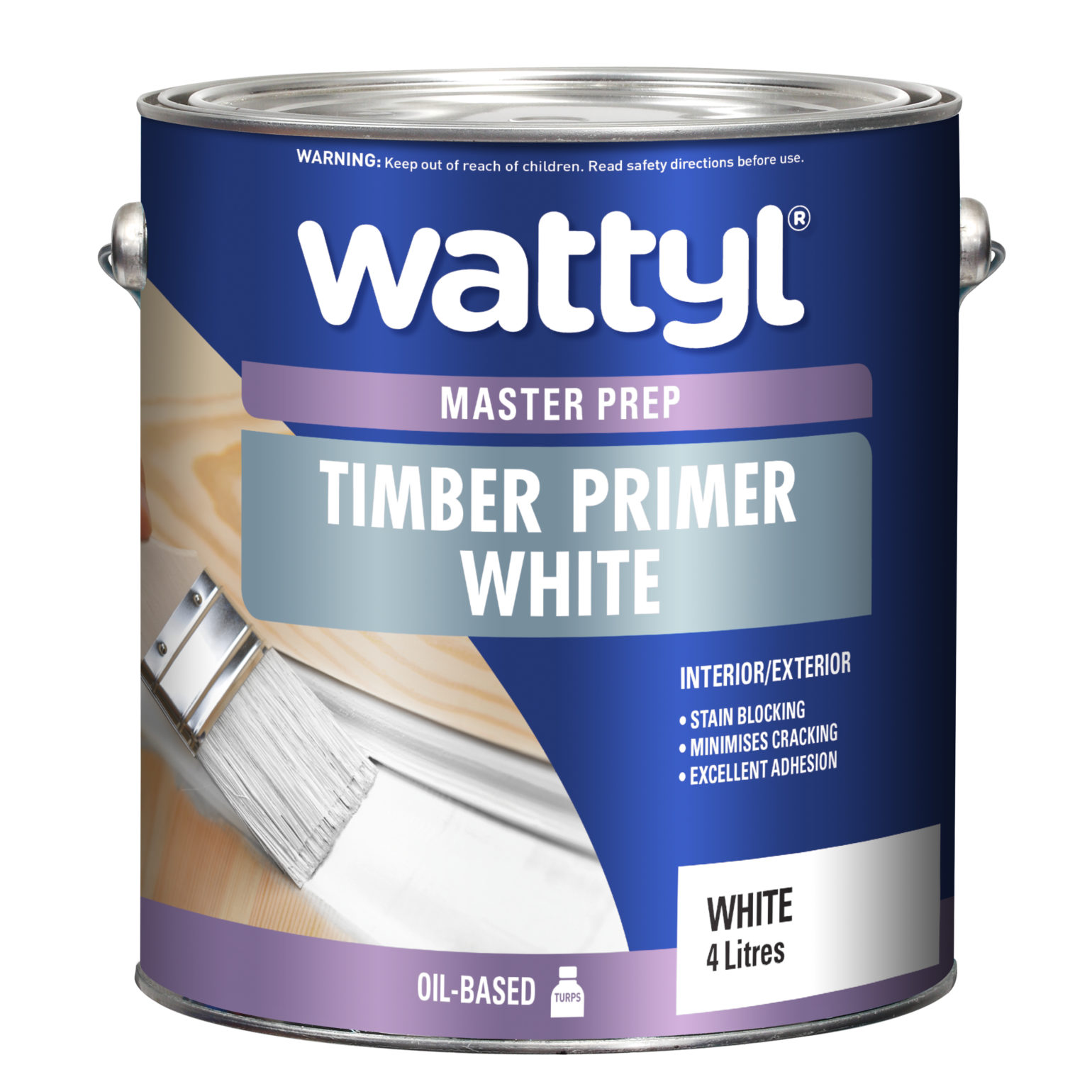 Master Prep Timber Primer Wattyl New Zealand   Wattyl Master Prep Timber Primer White 4L 1509x1536 